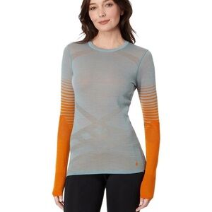 SmartWool Women’s Intraknit Thermal Merino 200 Crew Baselayer Sweater NEW XL